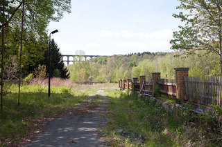 Göltzschtalbrücke, Netzschkau – größte Ziegelsteinbrücke der Welt. Wird auch als "Todesbrücke" bezeichnet.